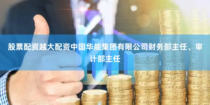 股票配资越大配资中国华能集团有限公司财务部主任、审计部主任